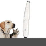 Pet Shaving Pet Hair Clippers Shaver Dog Hair Pusher next to a dog and cat for grooming.