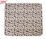 Three-layer Waterproof Pet Absorbent Pad with bone and paw print design, perfect for pet comfort and cleanliness.