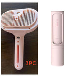 Pet Comb Self Cleaning Pets Hair Remover Brush For Dogs Grooming Tools Dematting Comb Built-in Mist Humidifier Pet Products